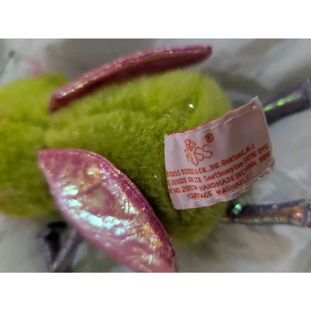 Russ Berrie 2003 Pull String Vibrating Mosquito Bug Plush 20814 Vtg Y2k Toy 6